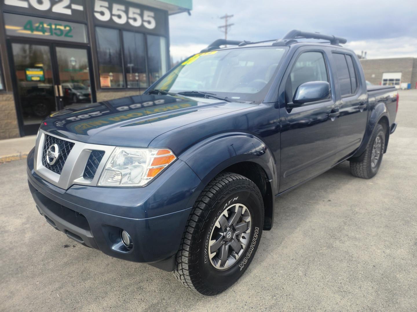 2020 BLUE NISSAN FRONTIER pro-4x (1N6ED0EB6LN) with an 3.8L engine, Automatic transmission, located at 1960 Industrial Drive, Wasilla, 99654, (907) 274-2277, 61.573475, -149.400146 - Photo#2